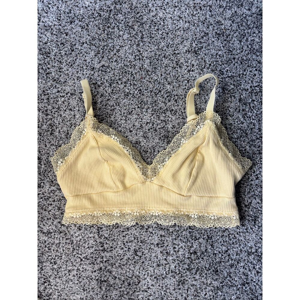 ❤️Colsie Lace Bralette Ribbed Bra - Picture 1 of 3